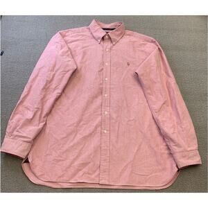 Ralph Lauren‎ Men Large Red Classic Fit Button-up Shirt